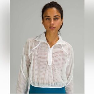 Lululemon Reversible Mesh 1/2 Zip Jacket Size 12